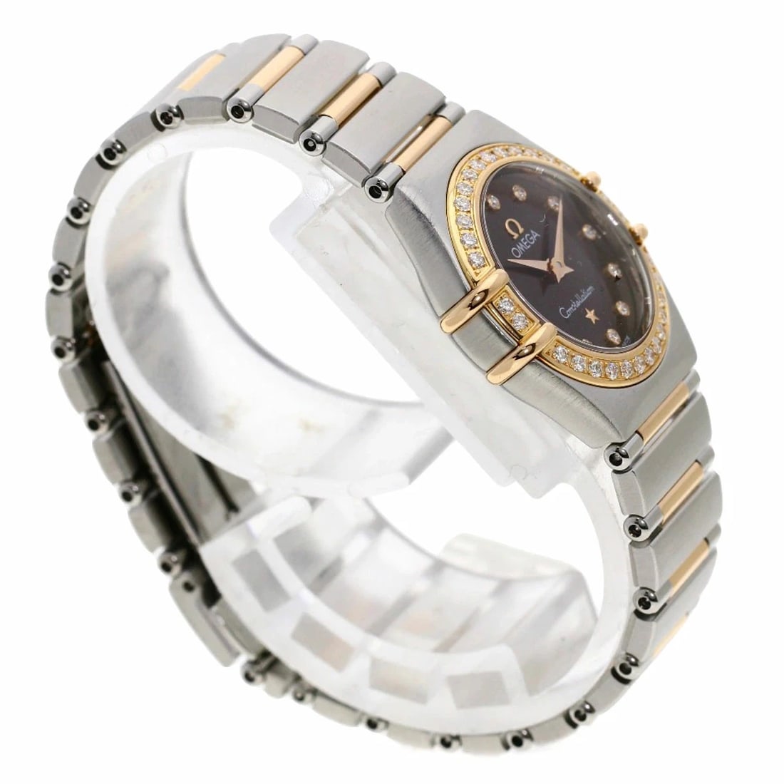 OMEGA CONSTELLATION BEZEL DIAMOND WATCH - 2