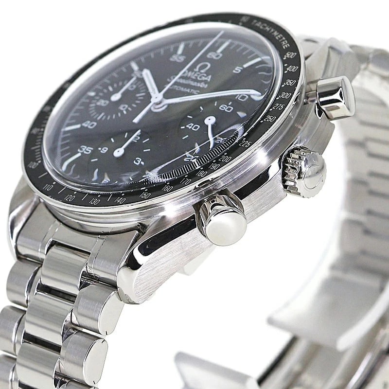 OMEGA SPEEDMASTER AUTOMATIC WATCH BLACK WATCH - 2