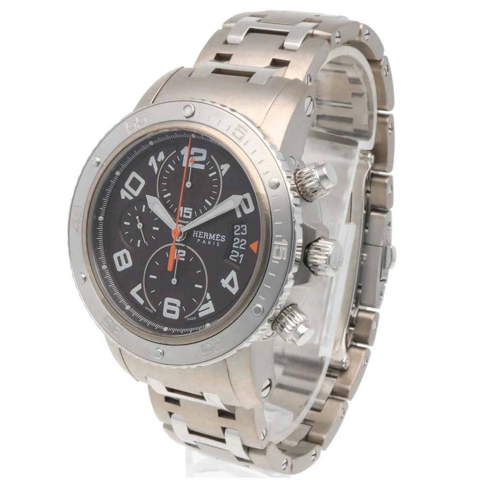 HERMES CLIPPER DIVERS QUARTZ WATCH CHRONOGRAPH WATCH - 2