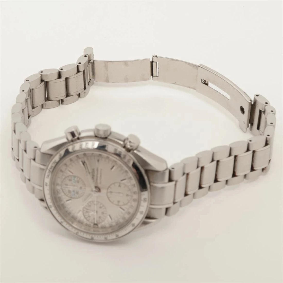 OMEGA SPEEDMASTER SILVER DIAL WATCH - 4