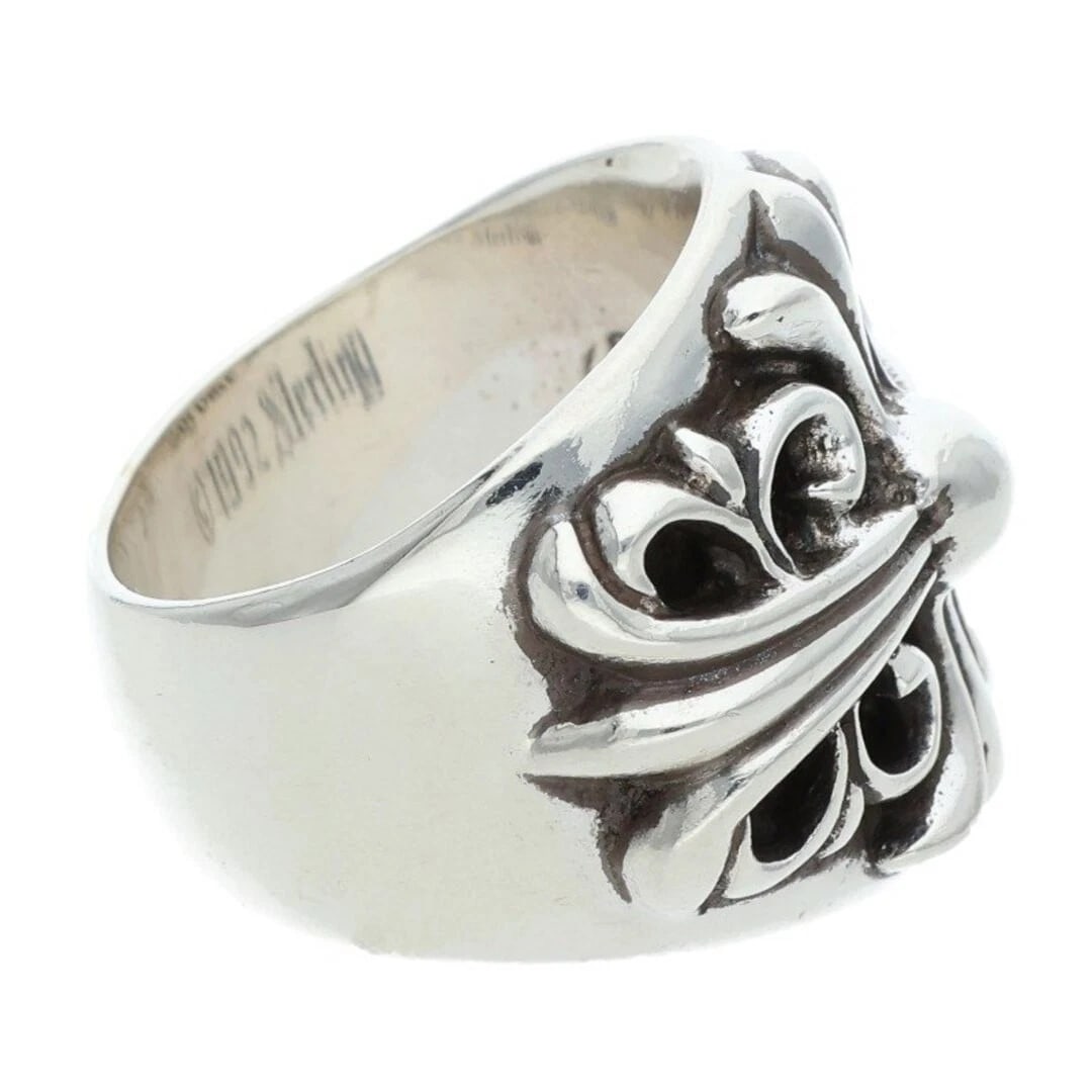CHROME HEARTS KEEPER SILVER RING - 2
