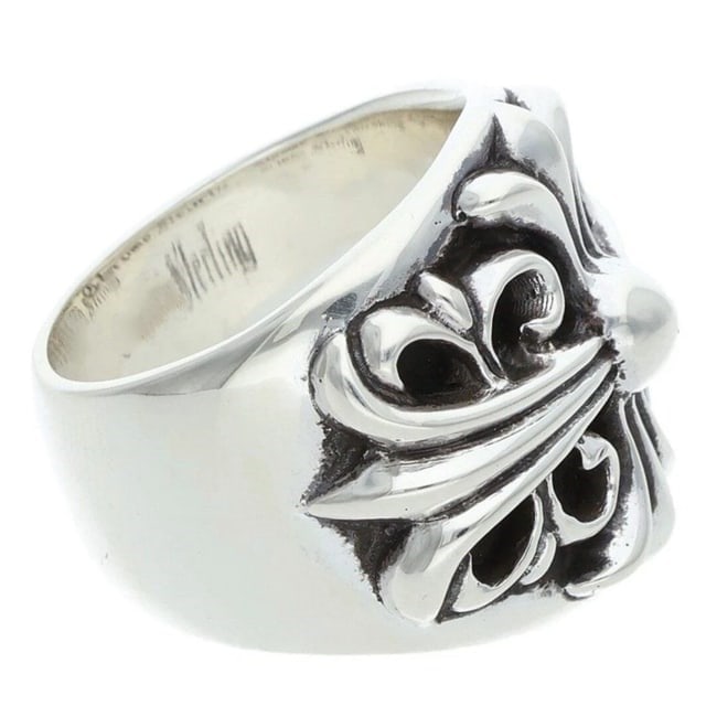 CHROME HEARTS KEEPER SILVER RING - 2