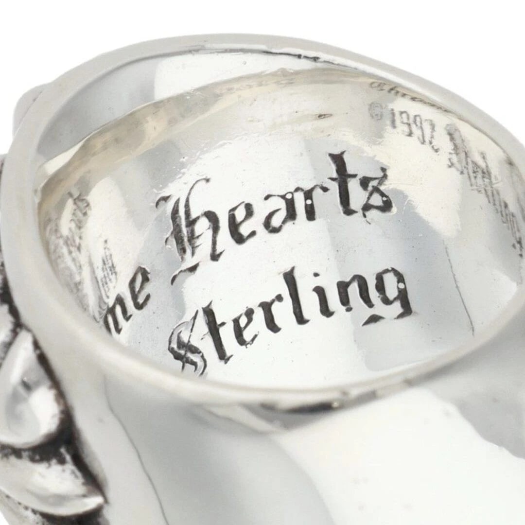CHROME HEARTS KEEPER SILVER RING - 2