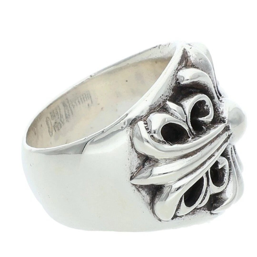 CHROME HEARTS KEEPER SILVER RING - 3