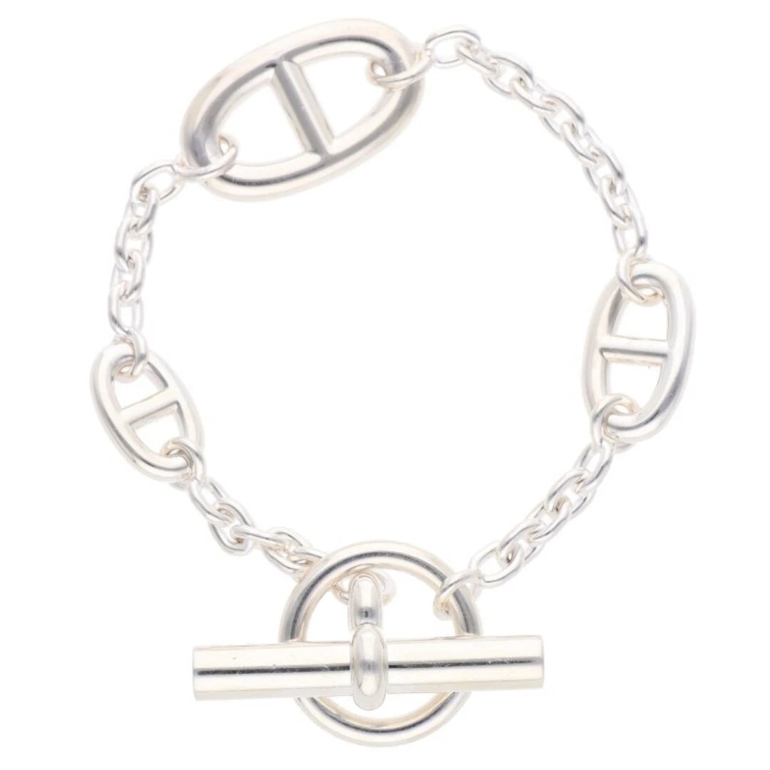 HERMES FARANDOLE GM FALANDALL SILVER BRACELET: Hermes Farandole GM Falandall Silver Bracelet Brand: HERMÈS Type/Style: Bracelet Material: 925 Color: Silver Size: Length 18cm Accessories: None Accessories Notice: When purchasing pre-owned goods,