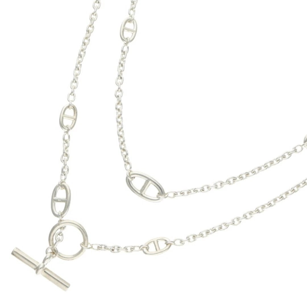 HERMES FARANDOLE LONG NECKLACE: Hermes Farandole Long Necklace Brand: HERMÈS Type/Style: Necklace Material: 925 Color: Silver Size: Length 121cm Accessories: None Accessories Notice: When purchasing pre-owned goods, plea
