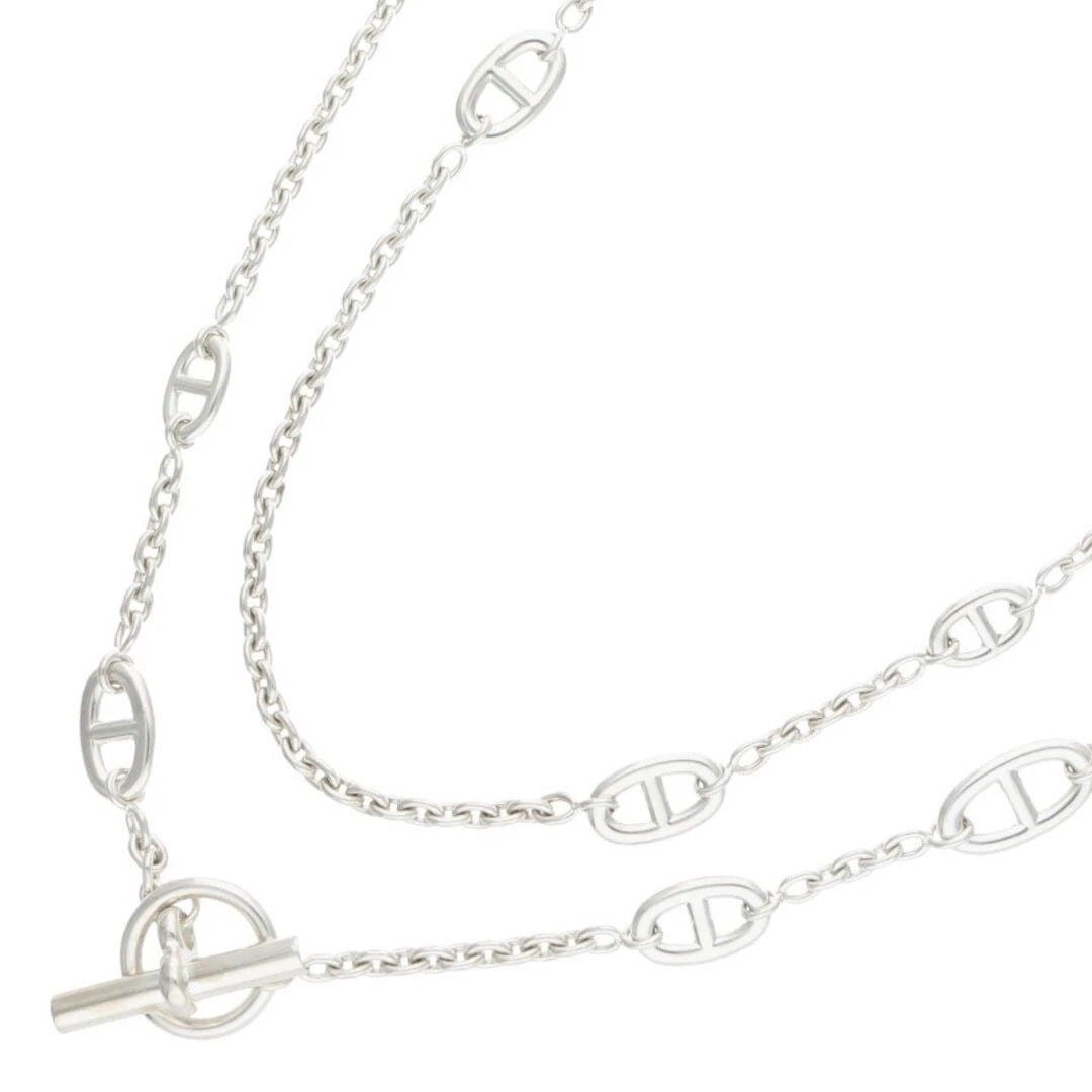HERMES FARANDOLE LONG NECKLACE: Hermes Farandole Long Necklace Brand: HERMÈS Type/Style: Necklace Material: 925 Color: Silver Size: Length 162cm Accessories: None Accessories Notice: When purchasing pre-owned goods, please refer