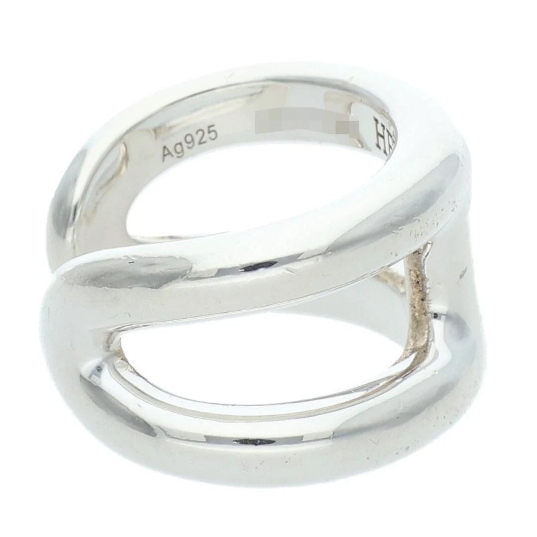 HERMES OSMOSE PM OSMOS SILVER RING - 4