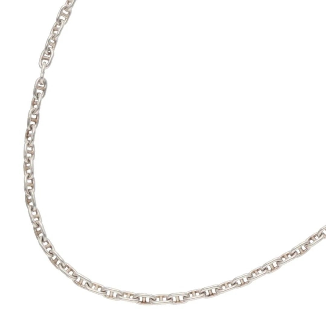 HERMES SHEINE DUNKLE MINI SERIE TTPM SILVER NECKLACE (1 of 5)