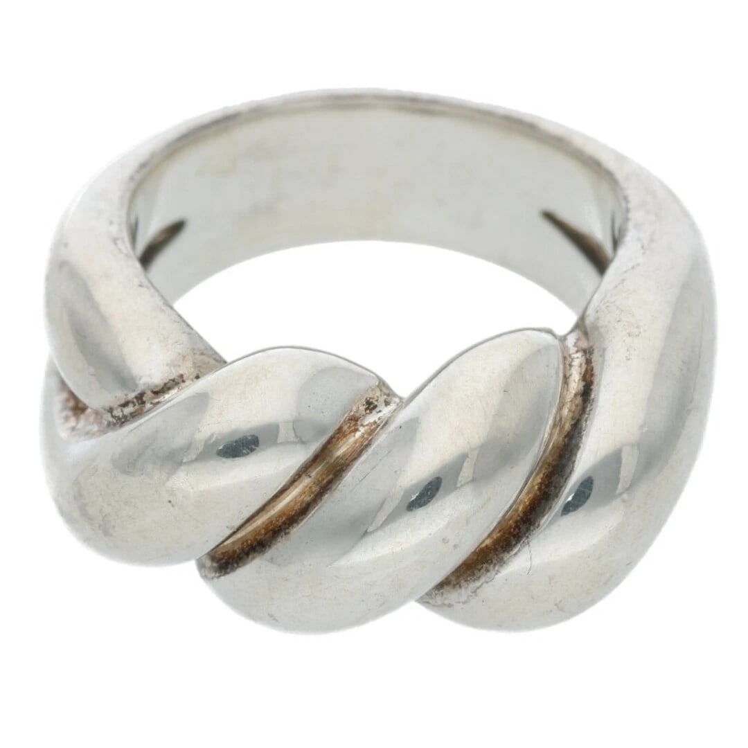HERMES TORSARD SILVER RING: Hermes Torsard Silver Ring Brand: HERMÈS Type/Style: Ring Material: 925 Color: Silver Size: 6 - 6.25 US Accessories: None Accessories Notice: When purchasing pre-owned goods, please refer