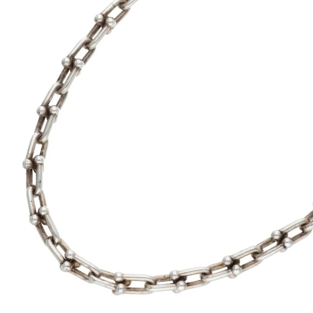 TIFFANY HARDWEAR HARDWARE LINK SILVER NECKLACE: Tiffany HardWear hardware Link Silver Necklace Brand: Tiffany & Co. Type/Style: Necklace Material: 925 Color: Silver Size: Length 45.5cm Accessories: None Accessories Notice: When purchasi