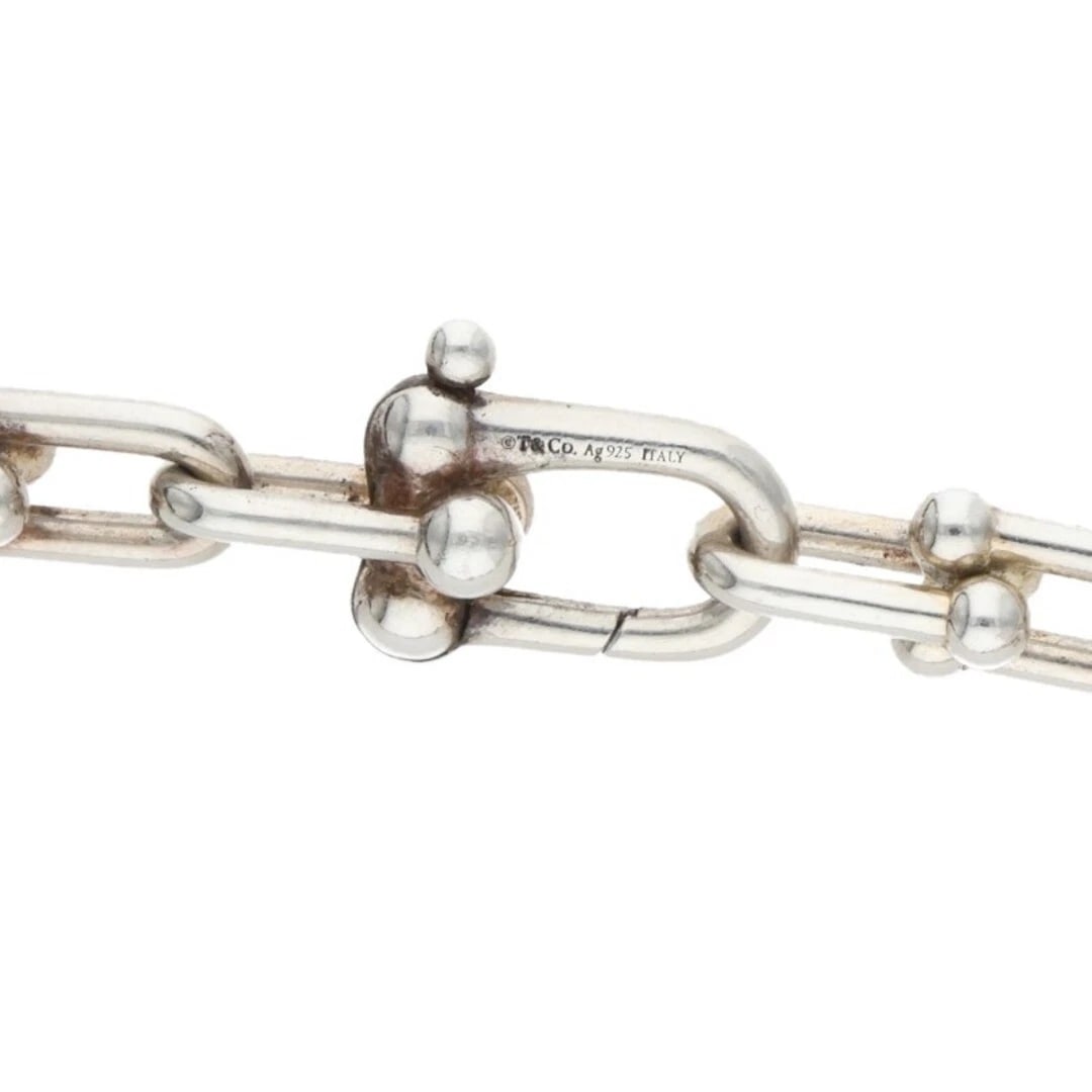 TIFFANY HARDWEAR HARDWARE LINK SILVER NECKLACE - 3