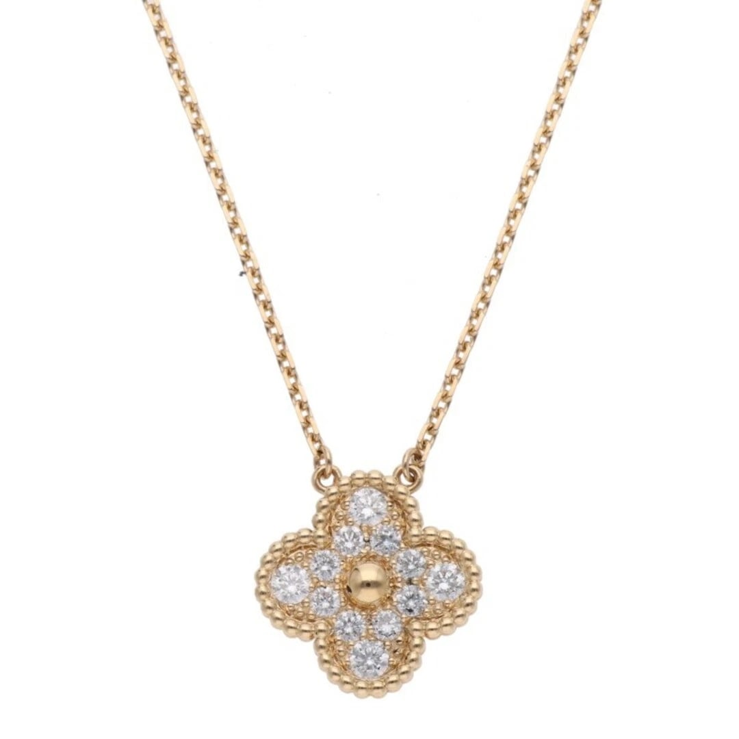 VAN CLEEF & ARPELS VANCLEEF ALHAMBRA K18YG: Van Cleef & Arpels VANCLEEF Alhambra K18YG Brand: VANCL Type/Style: Necklace Material: K18YG Color: YG Size: chain length 42cm Accessories: None Accessories Notice: When purchasing pre-own