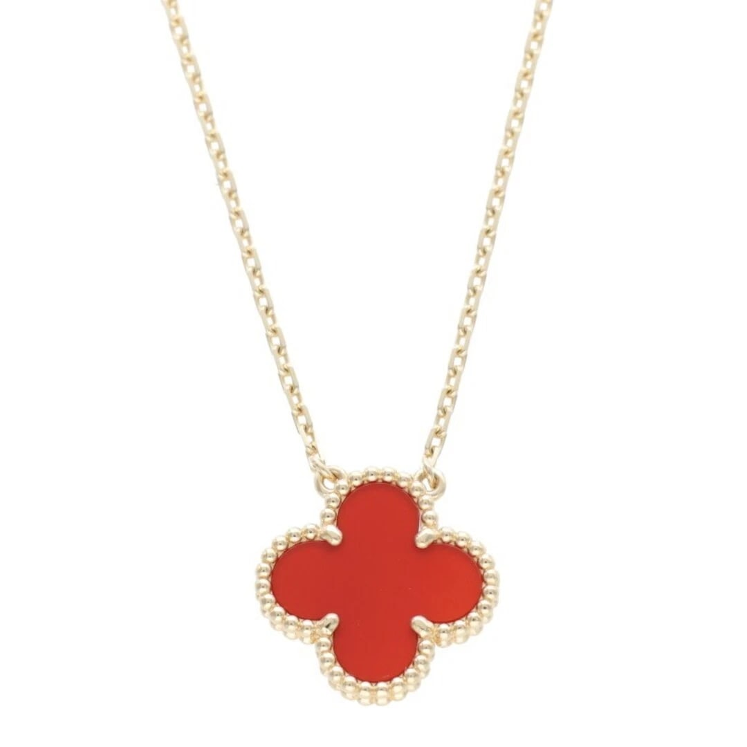 VAN CLEEF & ARPELS VANCLEEF ALHAMBRA K18YG: Van Cleef & Arpels VANCLEEF Alhambra K18YG Brand: VANCL Type/Style: Necklace Material: K18YG Color: YG Size: Length 42cm Accessories: None Accessories Notice: When purchasing pre-owned goo