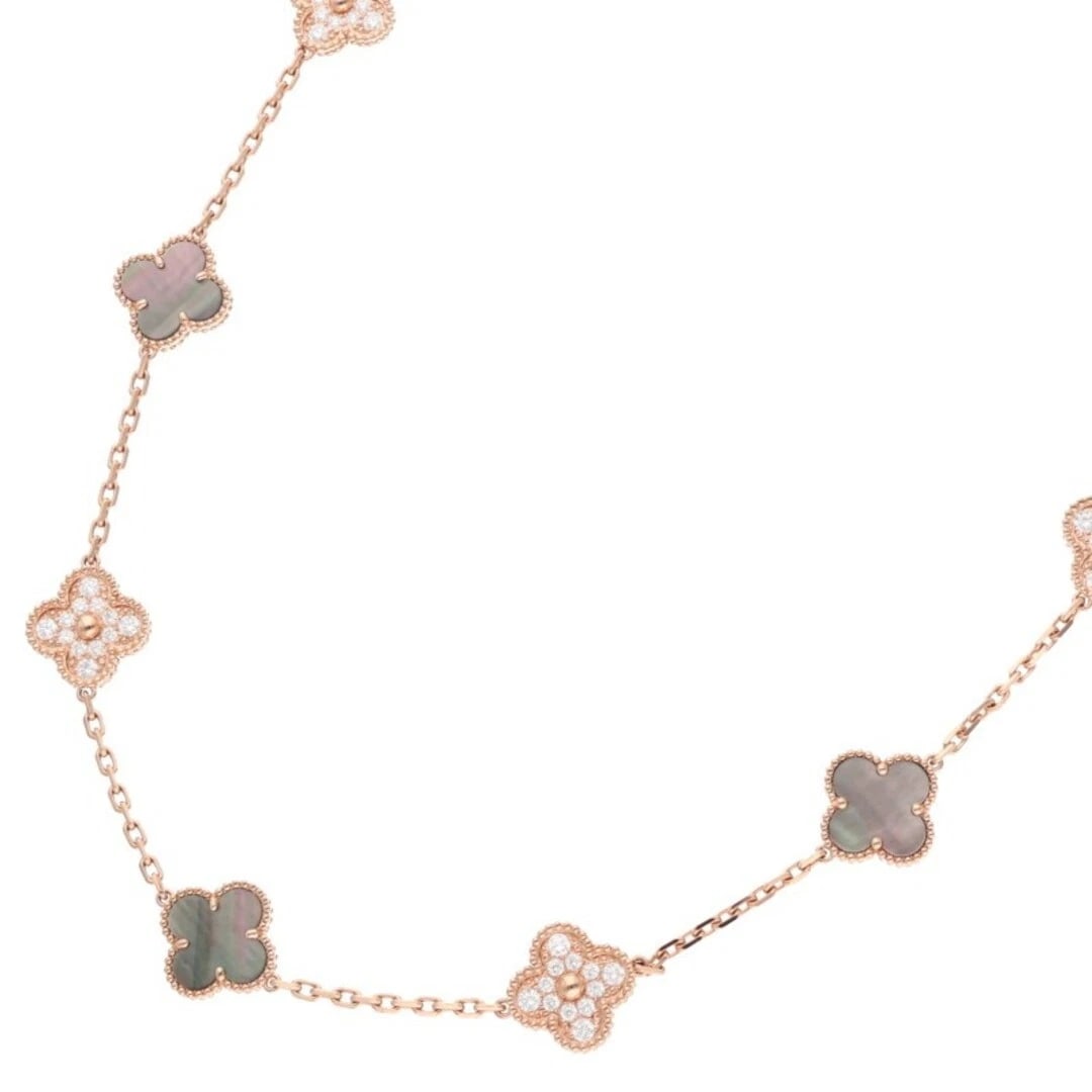 VAN CLEEF AND ARPELS VANCLEEF & ALHAMBRA: Van Cleef and Arpels VANCLEEF & Alhambra Brand: VANCL Type/Style: Necklace Material: Au750 Color: none Size: chain length 85cm Accessories: None Accessories Notice: When purchasing pre-own