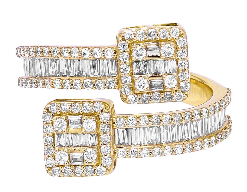 SQUARE BAGUETTEDIAMOND RING - 2