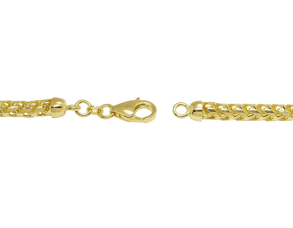 SOLID FRANCO LINK CHAIN NECKLACE - 2