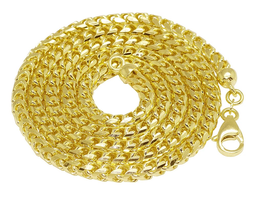 SOLID FRANCO LINK CHAIN NECKLACE - 3