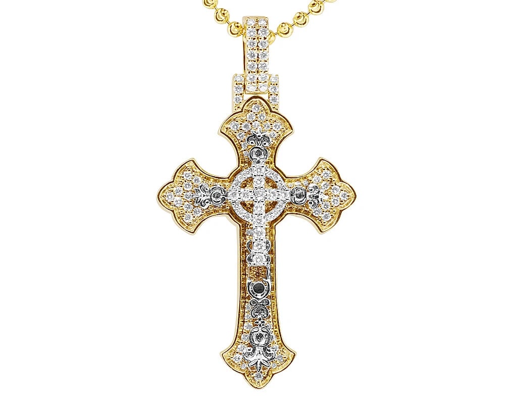 DIAMOND DESIGNER CROSS PENDANT (1 of 2)