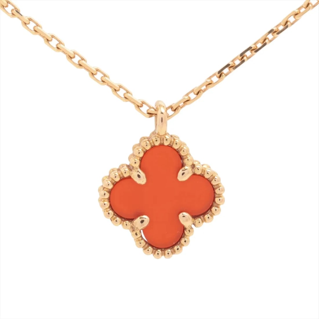 VAN CLEEF & ARPELS NECKLACE 750(YG): Van Cleef & Arpels Necklace 750(YG) Brand: Van Cleef & Arpels Type/Style: Necklace Material: 750(YG) Color: Yellow Gold Size: (CM) Chain length:41.5(Inch) Chain Length:16.3inch Accessories: None <