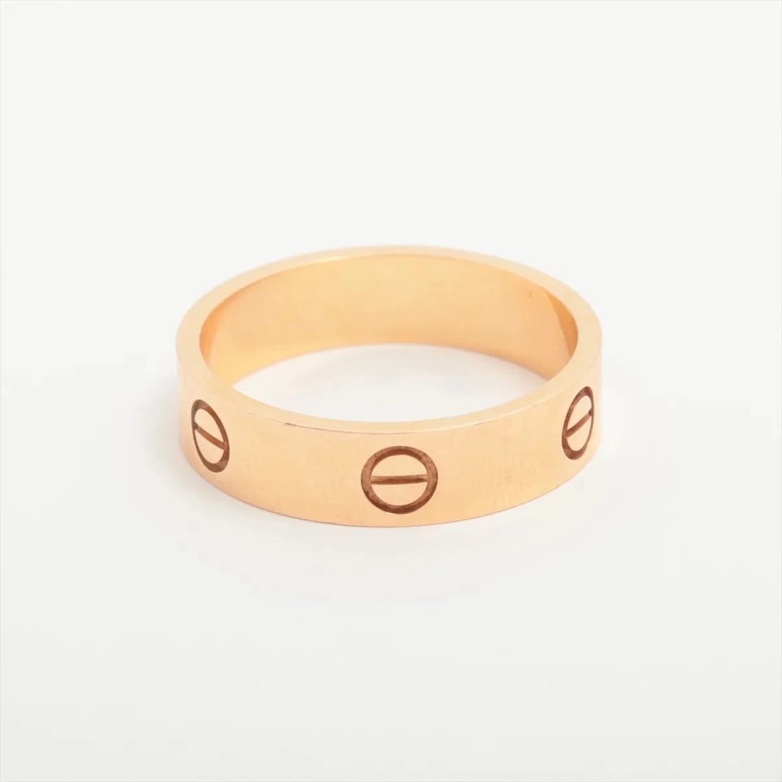 CARTIER LOVE RING 750(PG): Cartier Love Ring 750(PG) Brand: Cartier Type/Style: Ring Material: 18k Pink Gold Color: Not Specified Size: 10 - 10.25 US Accessories: None Accessories Notice: When purchasing pre-owned g