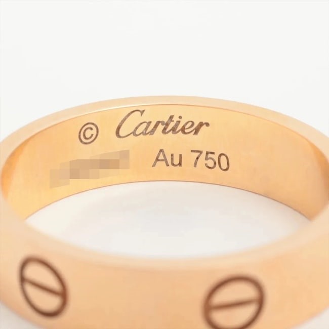 CARTIER LOVE RING 750(PG) - 2