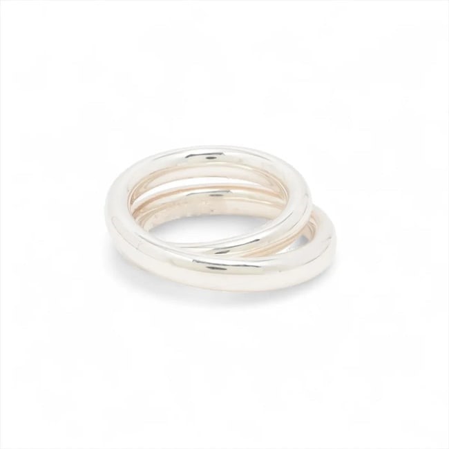 HERMES VERTIGES RING 925: Hermes Vertiges Ring 925 Brand: Hermès Type/Style: Ring Material: 925 Color: Silver Size: 6.75 - 7 US Accessories: None Accessories Notice: When purchasing pre-owned goods, please refer to the