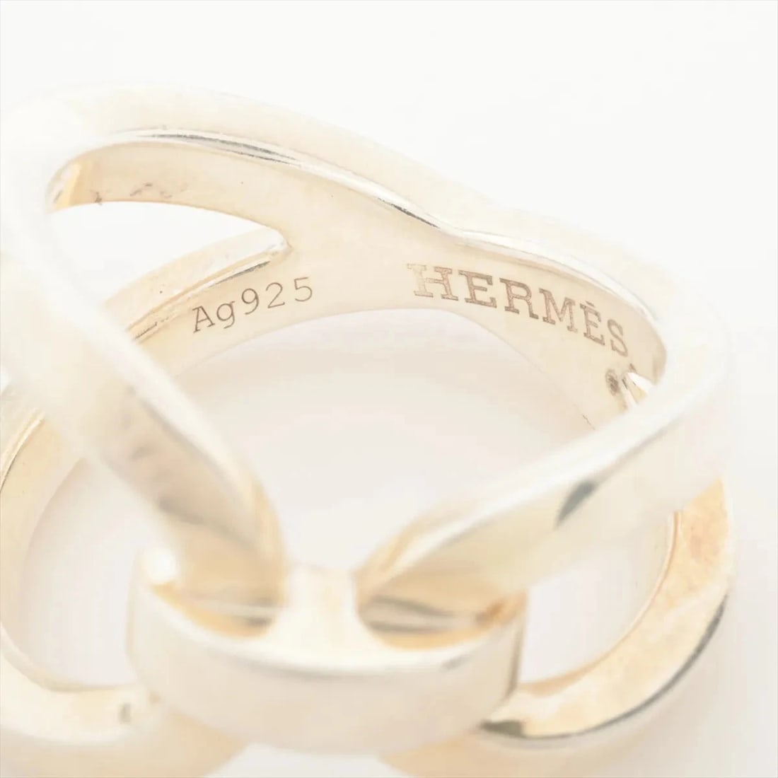 HERMES RING SILVER - 3