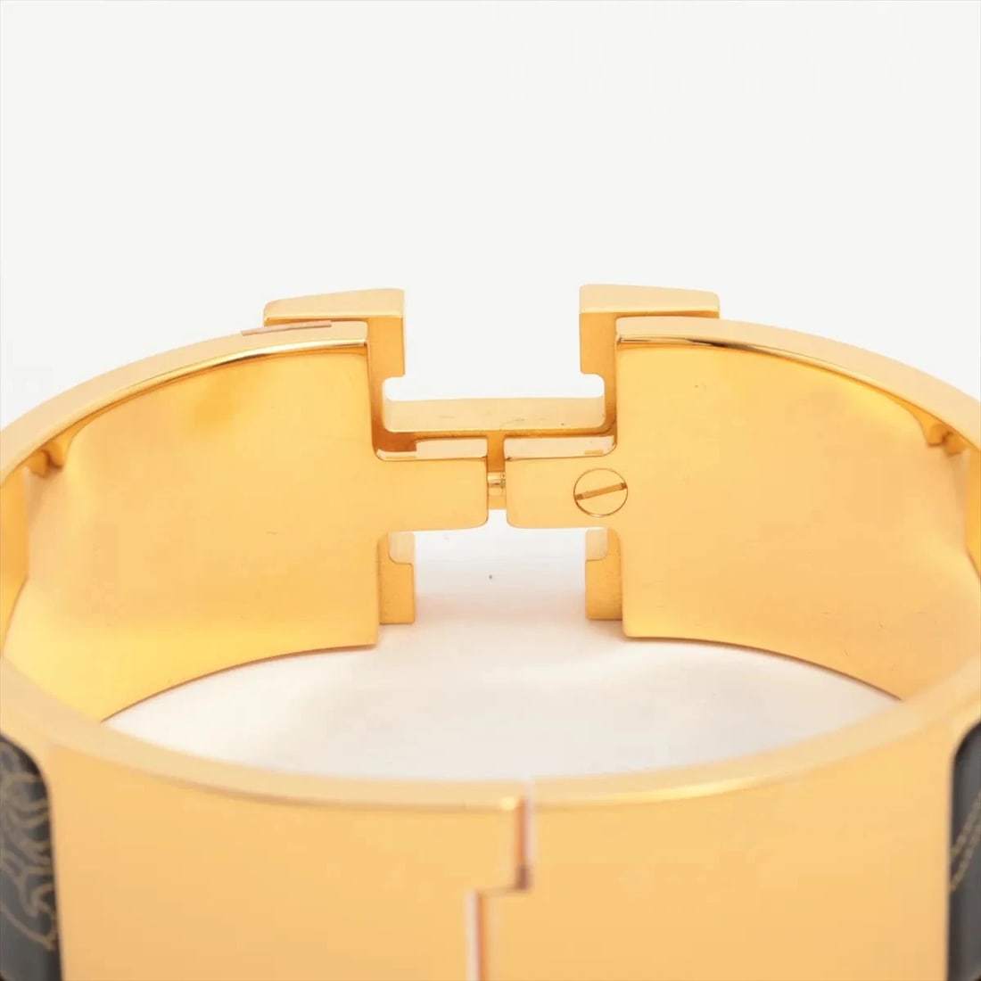 HERMES BANGLE GP BLACK×GOLD - 3