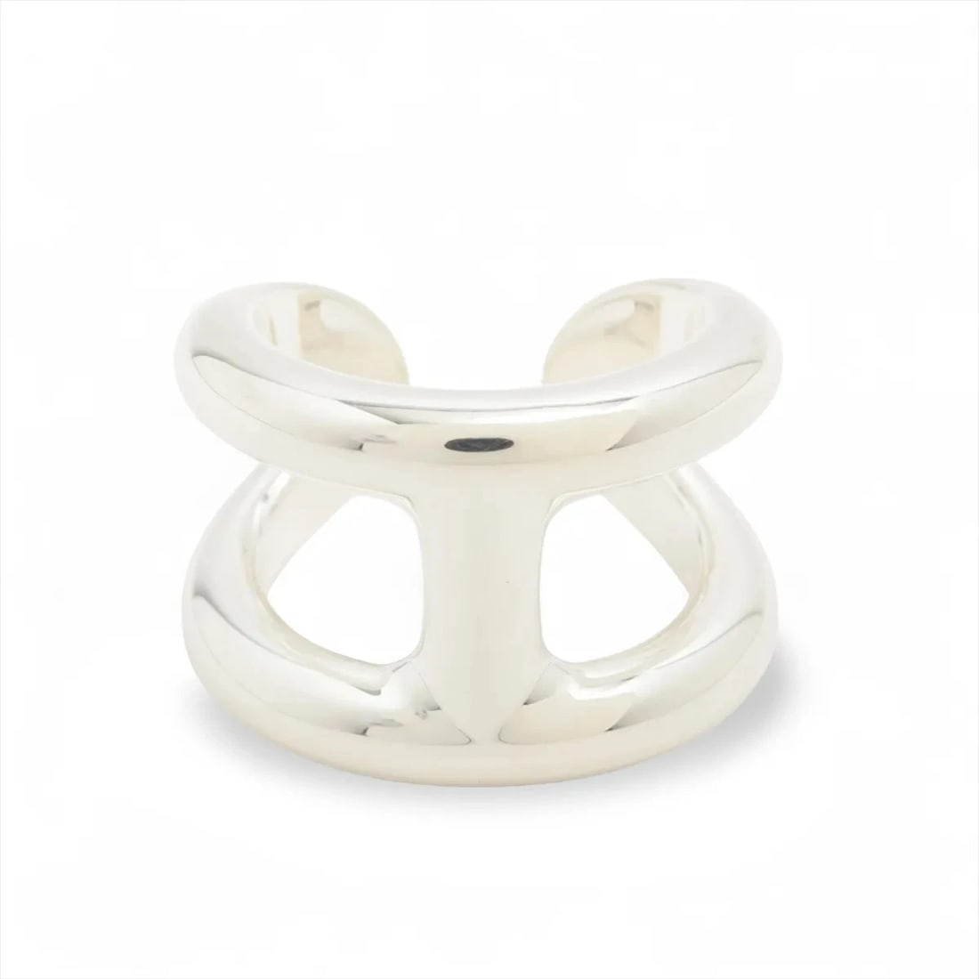 HERMES RING SILVER: Hermes Ring Silver Brand: Hermès Type/Style: Ring Material: 925 Color: Silver Size: 6.75 - 7 US Accessories: None Accessories Notice: When purchasing pre-owned goods, please refer to the p