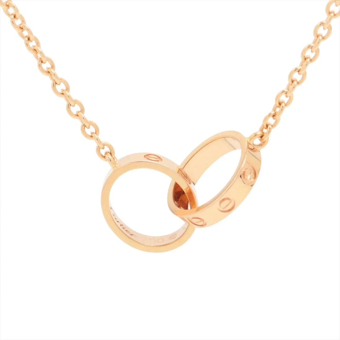 CARTIER BABY LOVE NECKLACE 750(PG): Cartier Baby Love Necklace 750(PG) Brand: Cartier Type/Style: Necklace Material: 18k Pink Gold Color: Not Specified Size: (CM) Chain length:44 (Inch) Chain Length:17.3inch Accessories: None