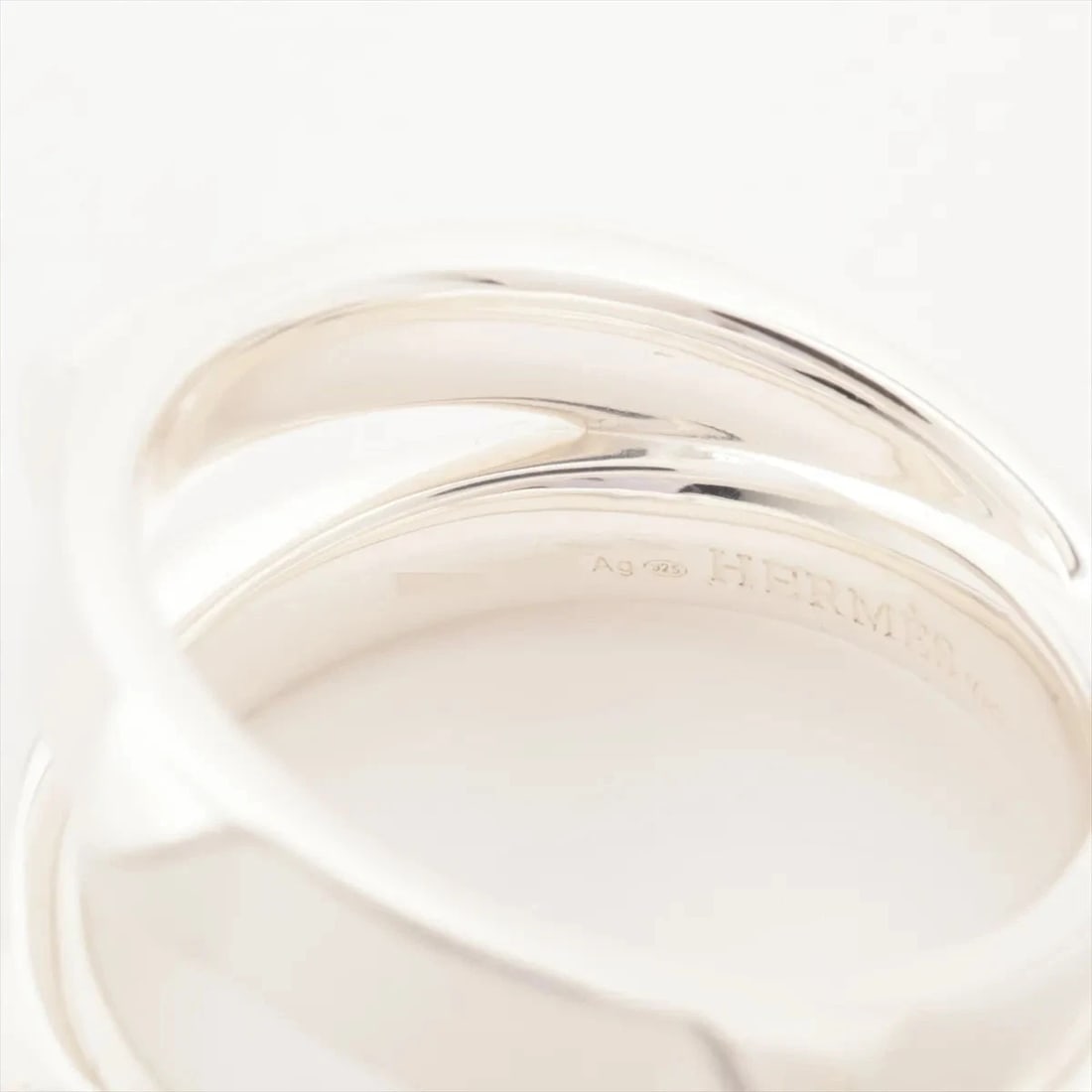 HERMES CRUDU H DOUBLE RING - 3
