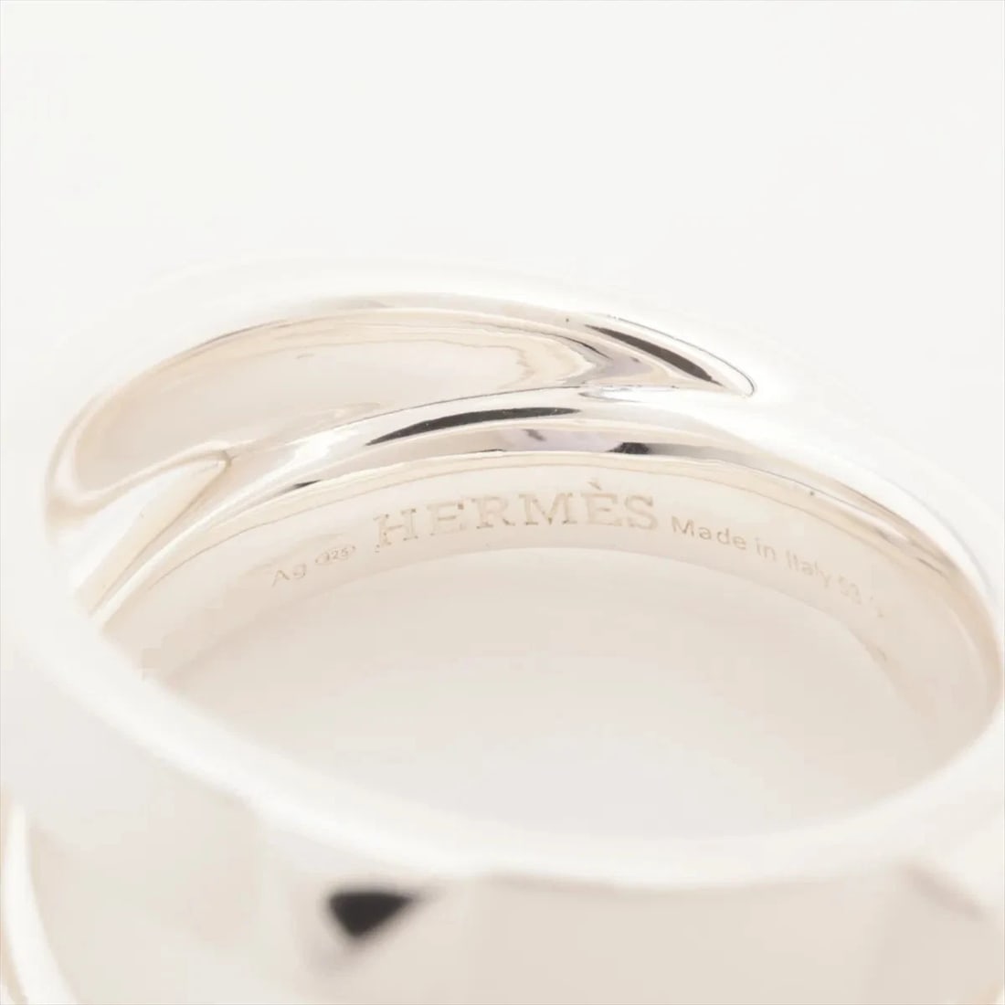 HERMES CRUDU H DOUBLE RING - 4
