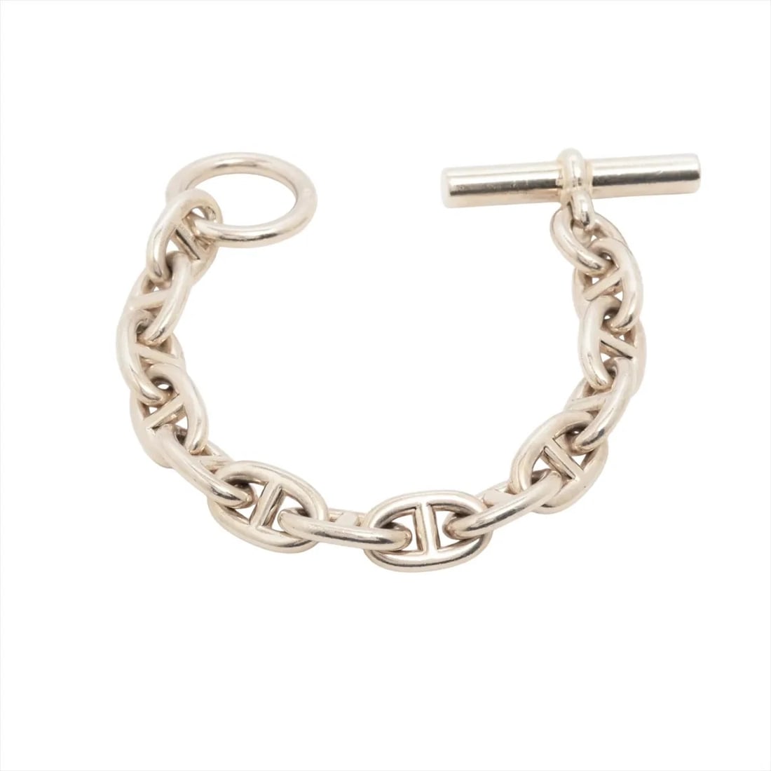 HERMES BRACELET 925 SILVER: Hermes Bracelet 925 Silver Brand: Hermès Type/Style: Bracelet Material: 925 Color: Silver Size: (CM) Bracelet length:13 (Inch) Bracelet Length:5.1inch Accessories: None Accessories Notice: When