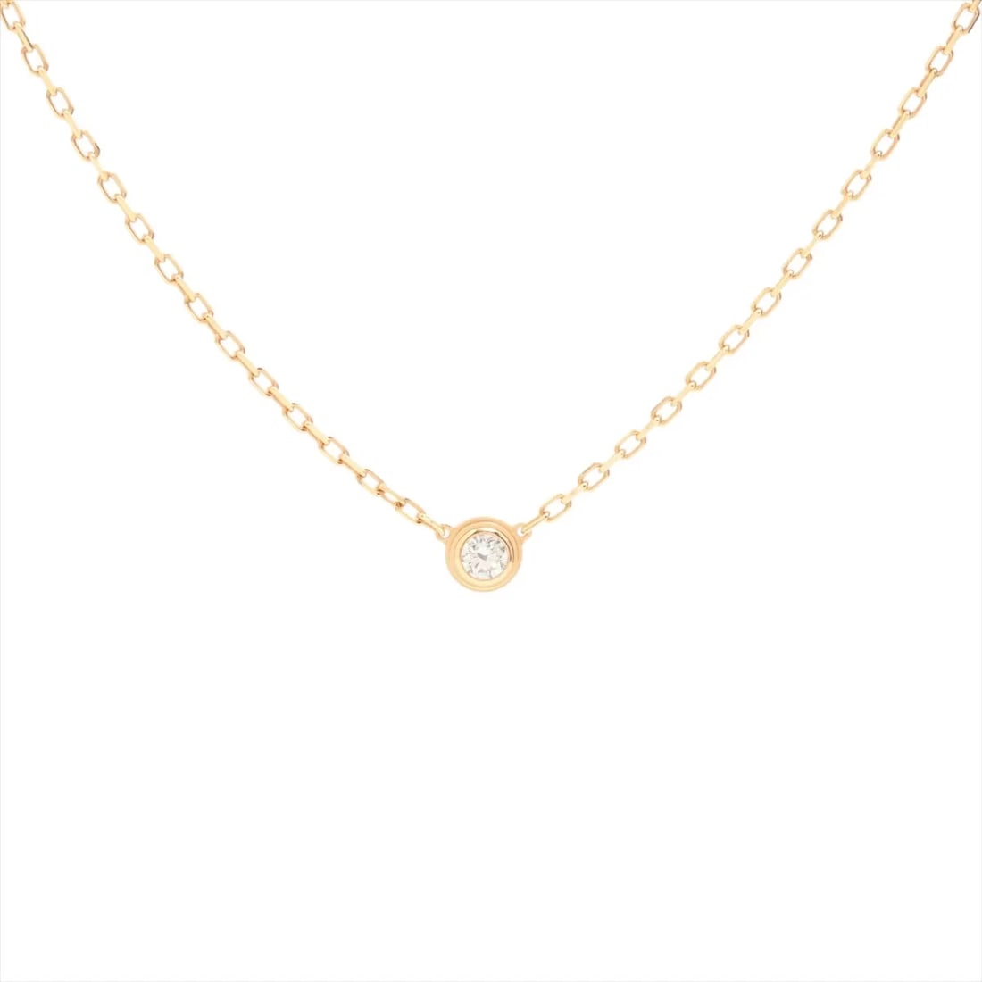 CARTIER D'AMOUR SM DIAMOND NECKLACE: Cartier D'amour SM diamond Necklace Brand: Cartier Type/Style: Necklace Material: 18k Pink Gold, Main Stone/Creation Natural Color: Not Specified Size: (CM) Chain length:41 (Inch) Chain