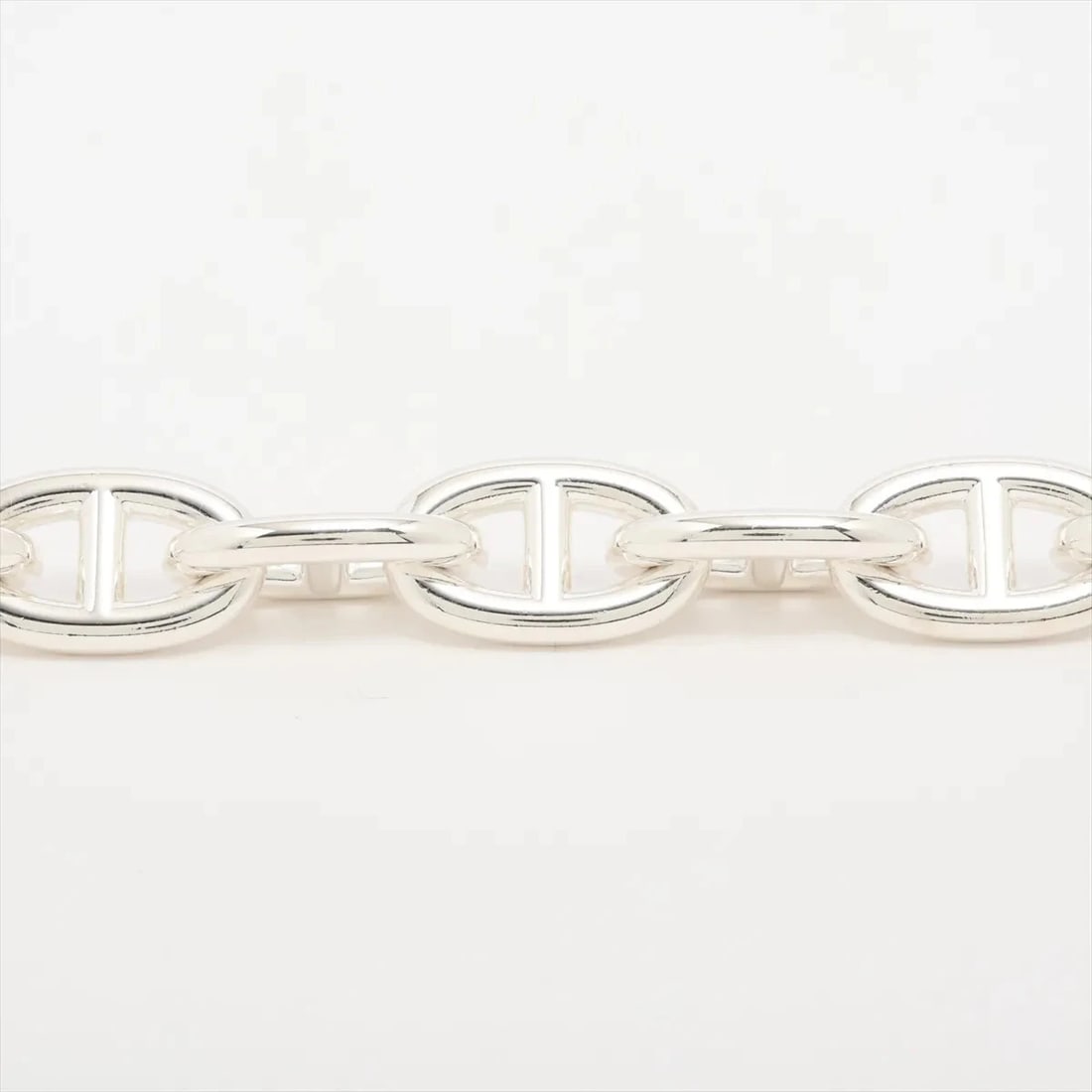 HERMES BRACELAT SILVER - 3