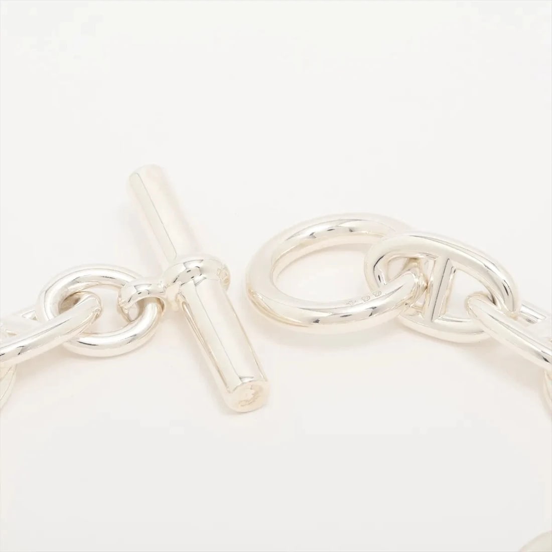 HERMES BRACELAT SILVER - 4
