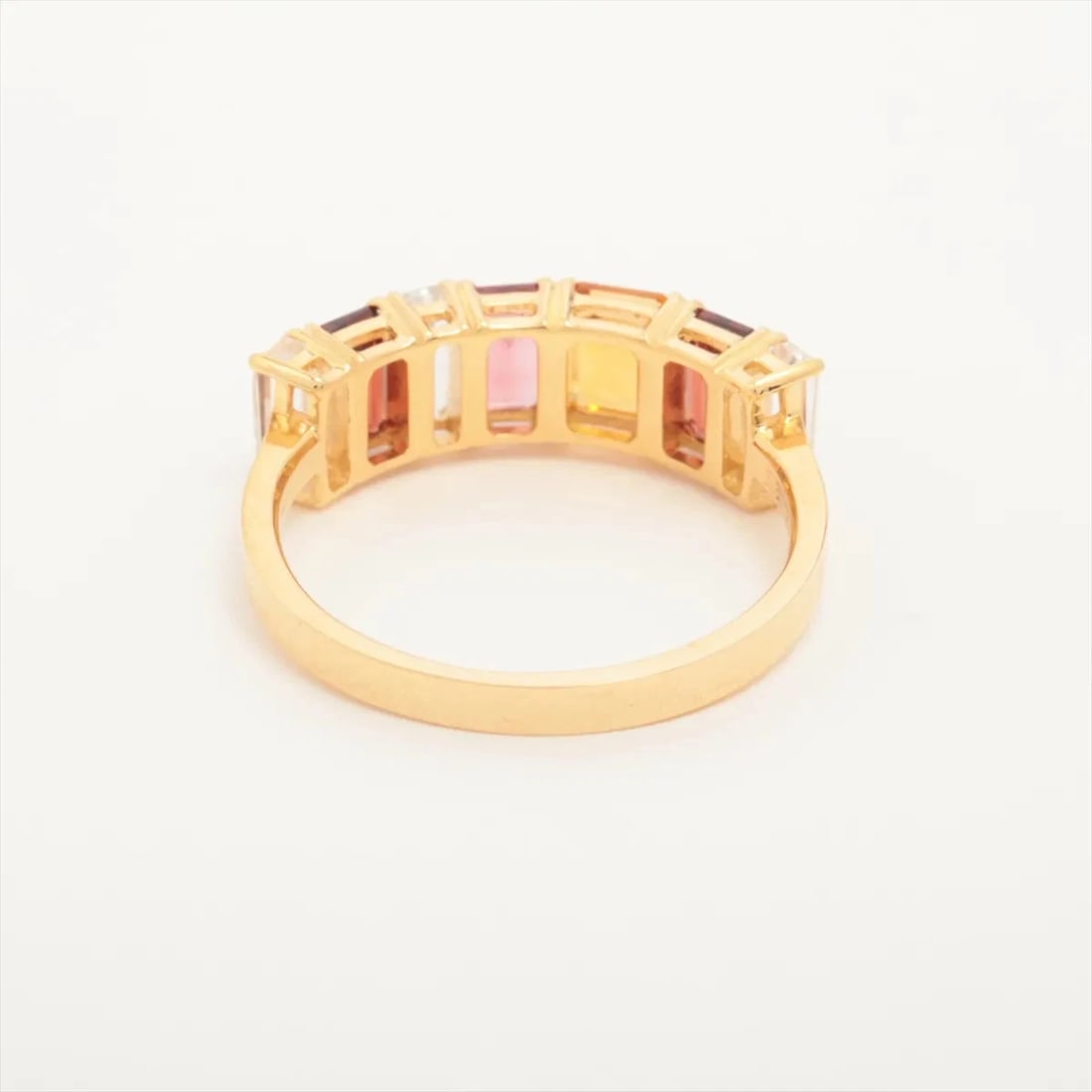 ETE COLORED STONE RING K18 - 2