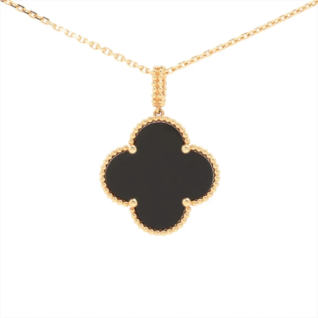 VAN CLEEF & ARPELS MAGIC ALHAMBRA LONG NECKLACE: Van Cleef & Arpels Magic Alhambra Long Necklace Brand: Van Cleef & Arpels Type/Style: Necklace Material: 18k Yellow Gold Color: Not Specified Size: (CM) Chain length:90.9 (Inch) Chain Length:35.8inch 