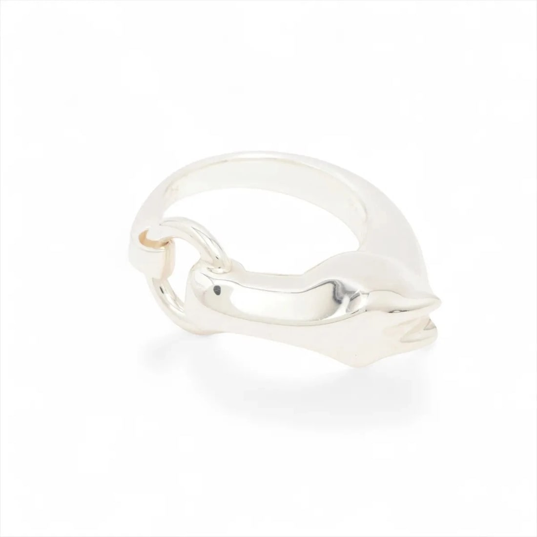HERMES GALOP RING 925: Hermes Galop Ring 925 Brand: Hermès Type/Style: Ring Material: 925 Color: Silver Size: 7.5 US Accessories: None Accessories Notice: When purchasing pre-owned goods, please refer to the photos of the