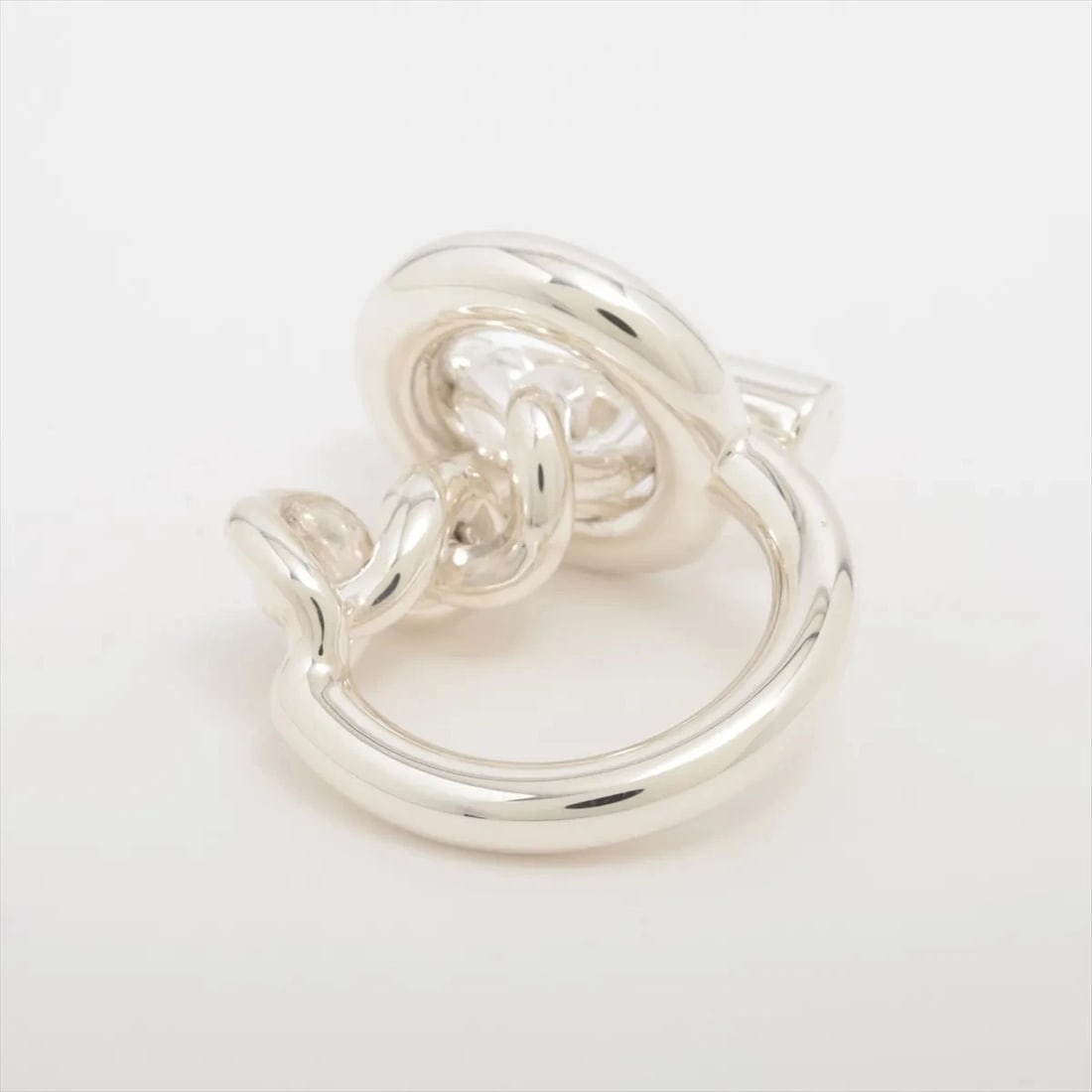 HERMES CROISET RING 92 SILVER - 2