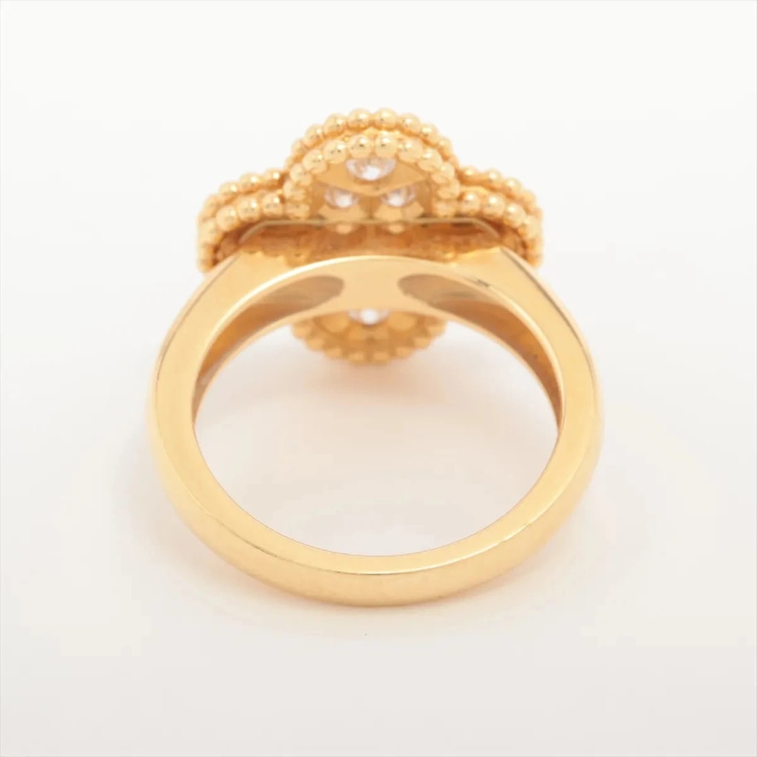 VAN CLEEF & ARPELS ALHAMBRA DIAMOND RING - 2