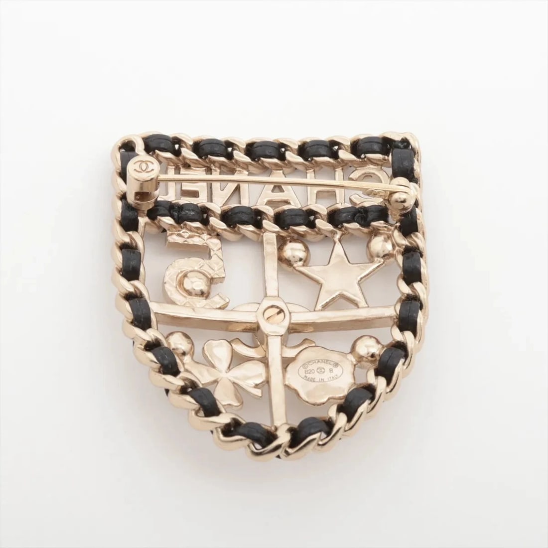 CHANEL COCO MARK ICON BROOCH - 2