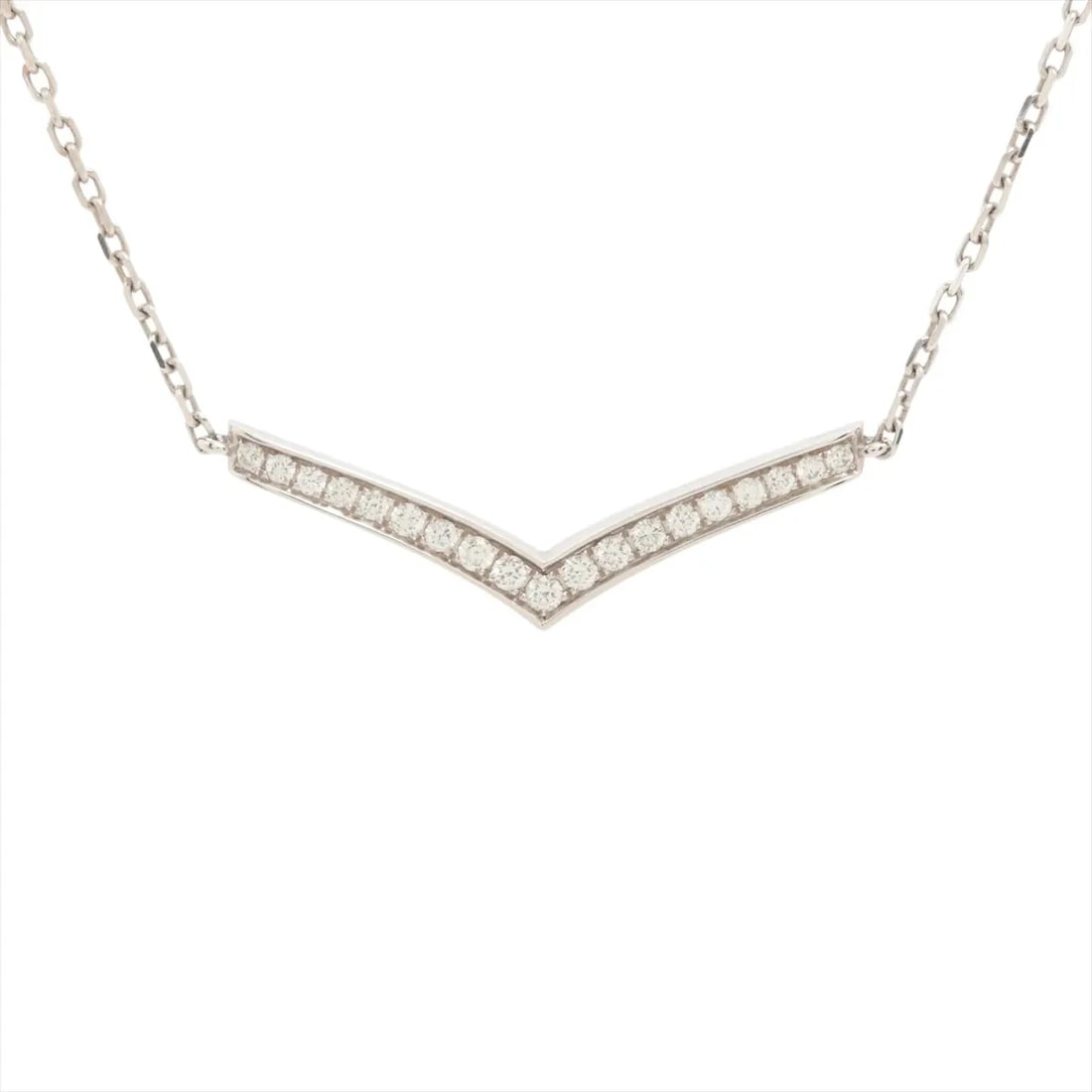 CHAUMET JOSEPHINE EGRETTE DIAMOND NECKLACE: Chaumet Josephine Egrette diamond Necklace Brand: Chaumet Type/Style: Necklace Material: 750(WG), Main Stone/Creation Natural Color: Not Specified Size: (CM) Chain length:41.7 (Inch) Chain