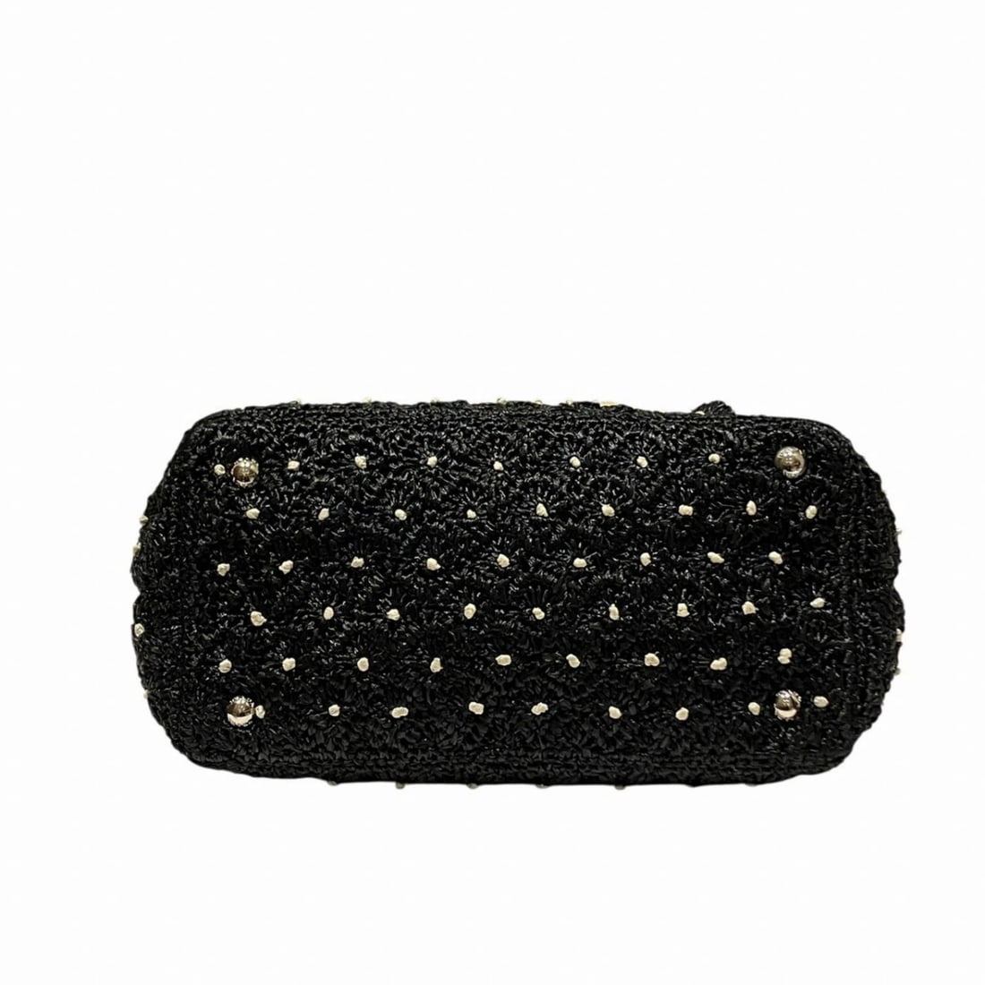 PRADA CANAPA RAFFIA HANDBAG - 3