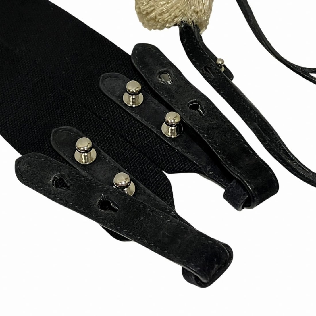 PRADA CANAPA RAFFIA HANDBAG - 6