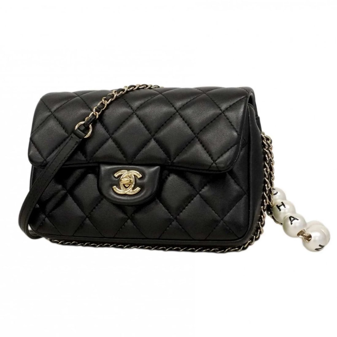 CHANEL MINI MATELASSÉ CHAIN SHOULDER BAG (1 of 4)
