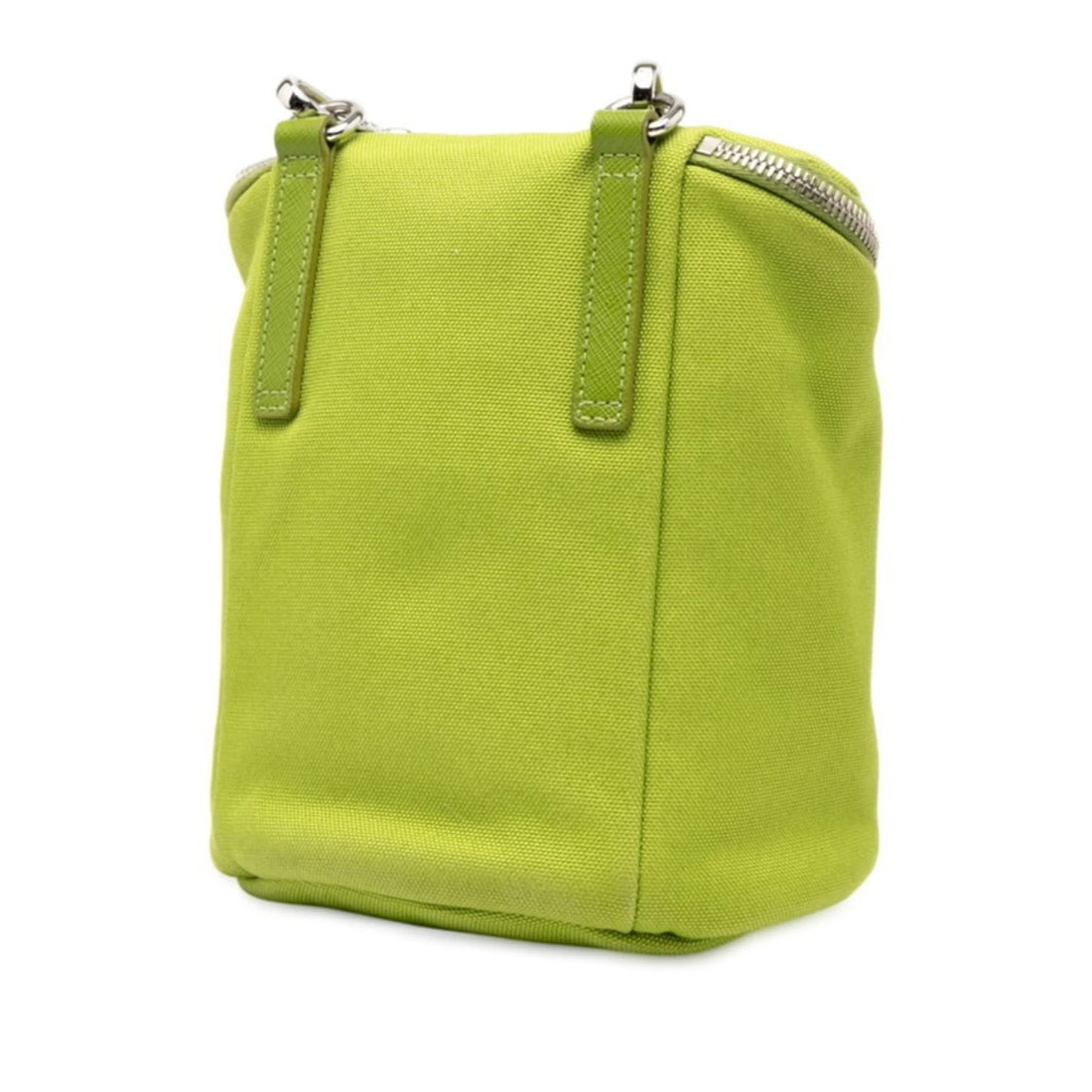 PRADA TRIANGLE LOGO PLATE SHOULDER BAG - 2