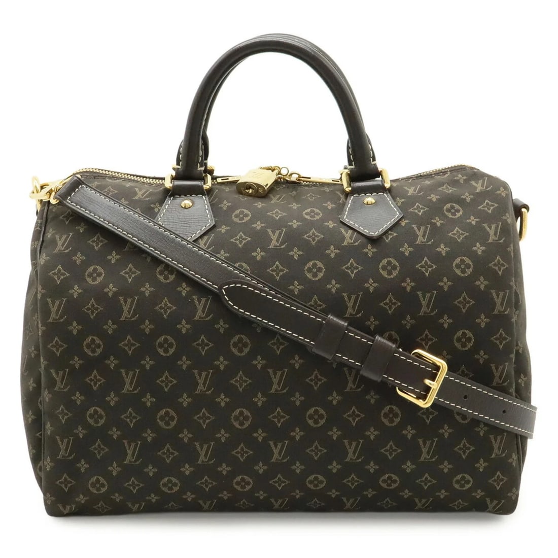LOUIS VUITTON MONOGRAM IDYLLE SPEEDY BANDOULIÈRE: Louis Vuitton Monogram Idylle Speedy Bandoulière Brand: Louis Vuitton Type/Style: Handbag, Shoulder bag Material: Canvas Color: Fusain Size: (HxWxD) 20.5cm x 29.5cm x 17cm / 8.07'' x 11.61'' x 6.69''