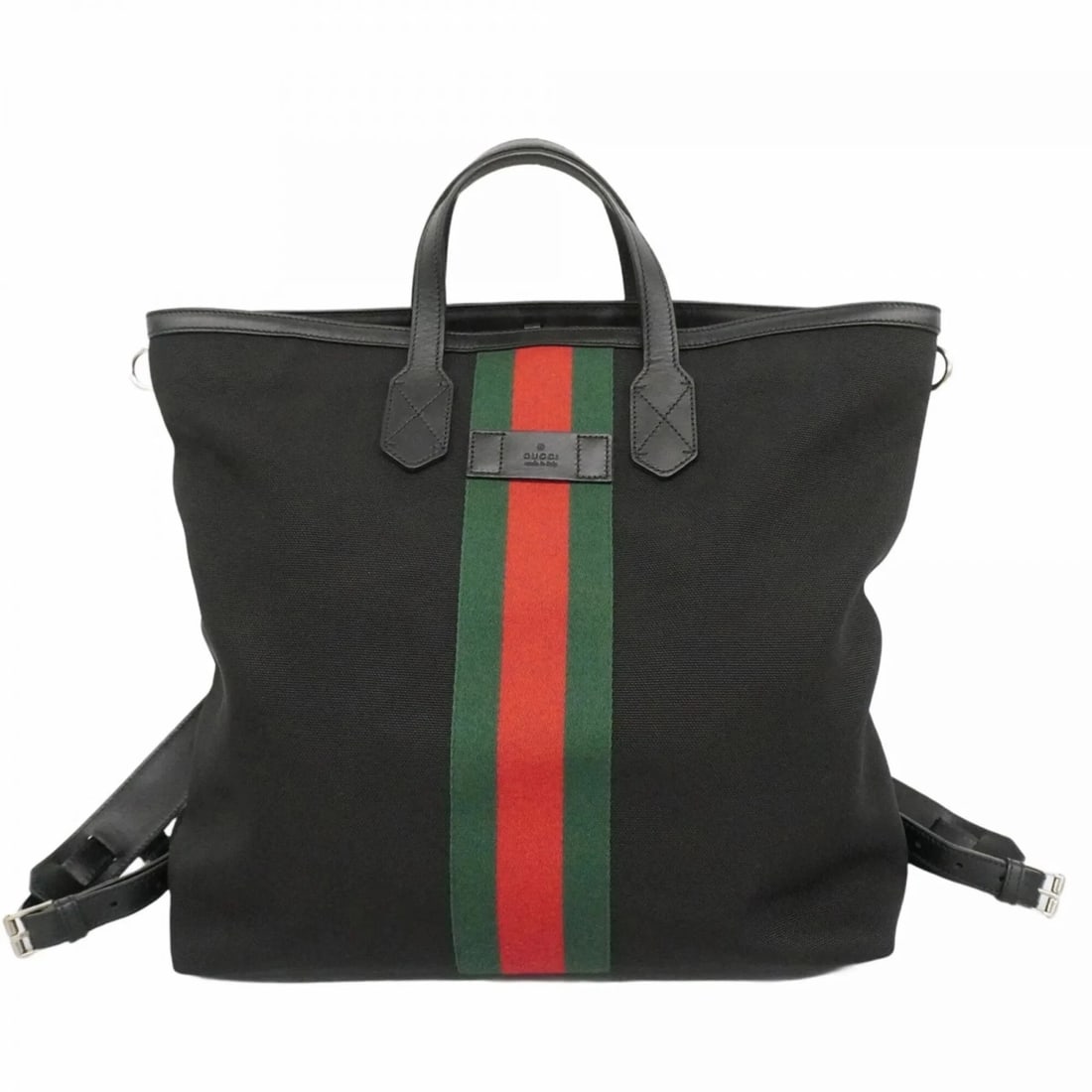 GUCCI SHERRY LINE TOTE BAG NYLON BLACK: Gucci Sherry Line Tote Bag Nylon Black Brand: Gucci Type/Style: Tote bag Material: Nylon Color: Black Size: (HxWxD) 40.5cm x 39cm x 13.5cm / 15.94'' x 15.35'' x 5.31'' Accessories: None Accessories
